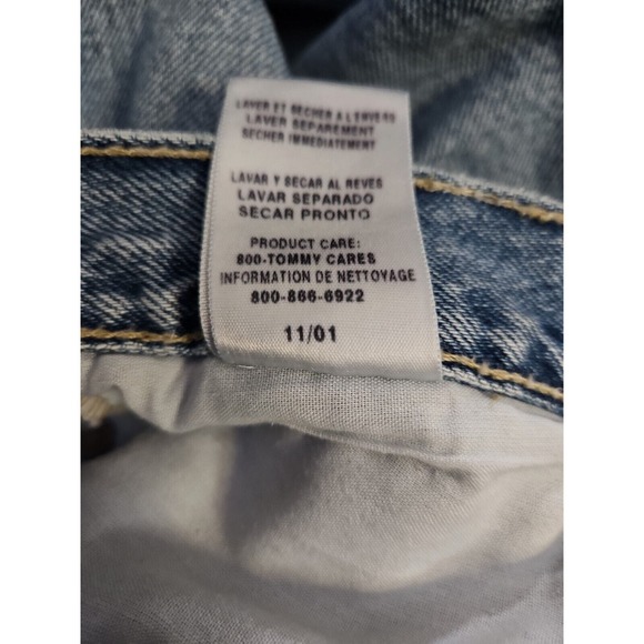 Vintage Tommy Hilfiger Jeans Women's 10 Stone Wash Y2K Classic Preppy - Picture 4 of 10